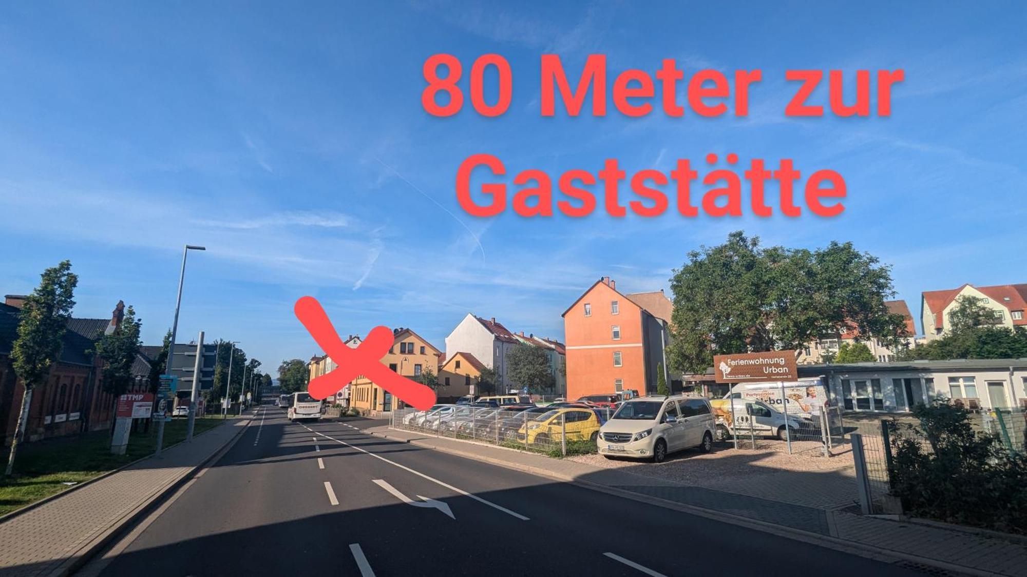 Fewo Urban Gotha-Apartment Ekhof- Am Schlosspark- Parken An Der Der Tuer- Barrierefrei, 900 Meter Zum Bahnhof - Wallbox Buitenkant foto