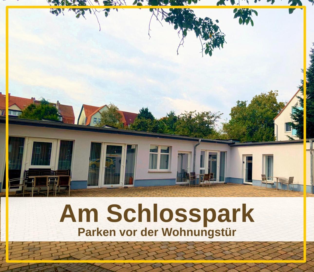 Fewo Urban Gotha-Apartment Ekhof- Am Schlosspark- Parken An Der Der Tuer- Barrierefrei, 900 Meter Zum Bahnhof - Wallbox Buitenkant foto